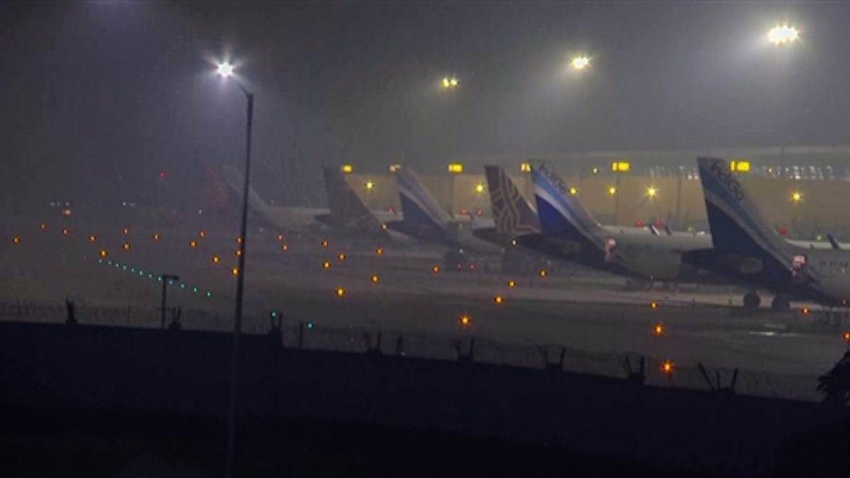 igi airport cat iii facility on runway 1028 delayed