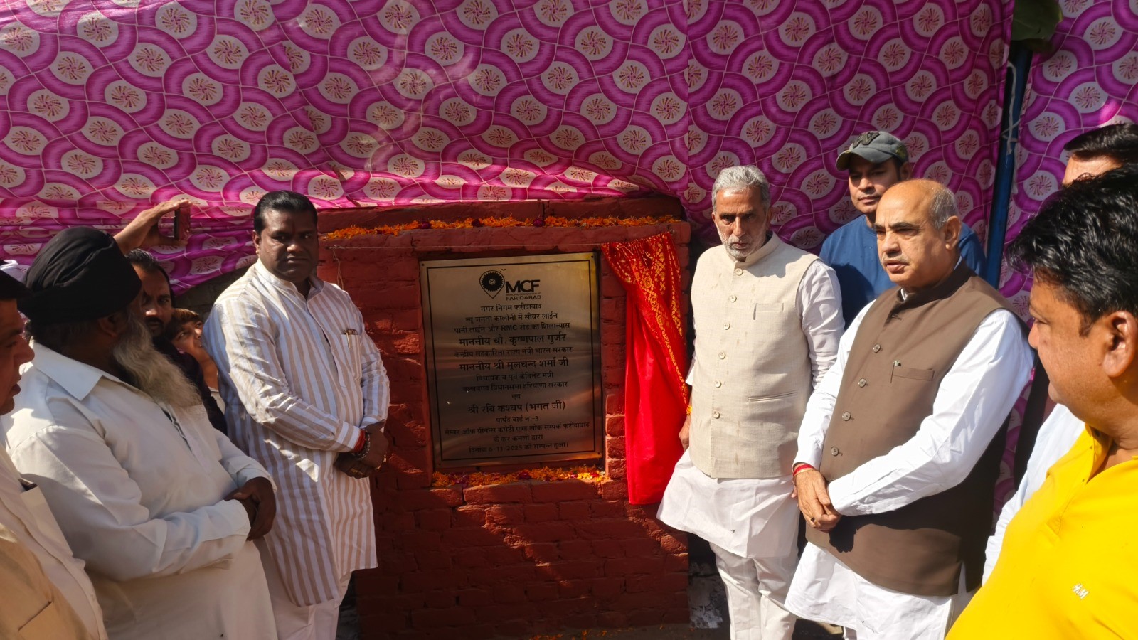 faridabad union minister inaugurates development projects worth 4480 lakh
