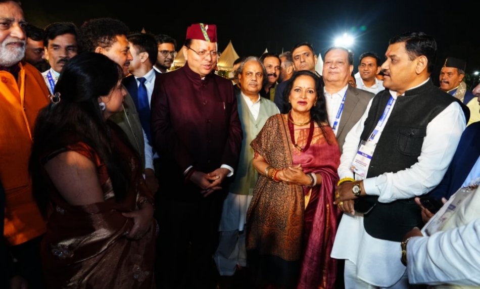 cm dhami welcomes uttarakhand expats emotional reunion