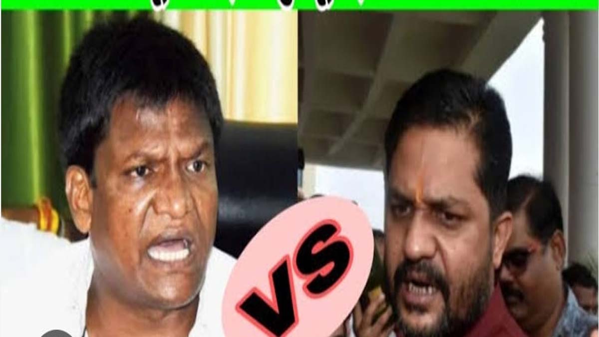 bjp mp dhullu mahato targets congress mla jaymangal singh ruining the governments image for personal gain