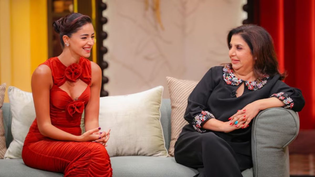 two much kajol twinkle khanna ananya panday reveals farah slipped on her dogs pee