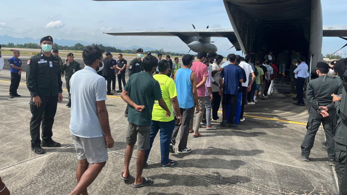 270 indians return from thailand cybercrime victims rescued