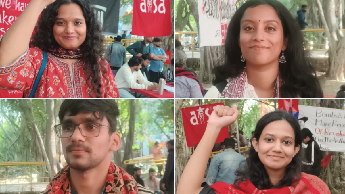jnu student union election result 2025 left wins all four seats defeats abvp