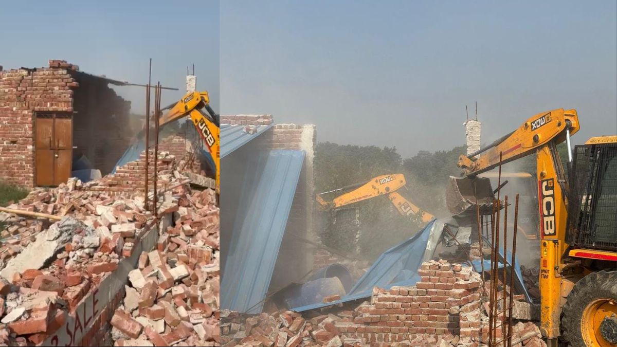 greater noida authority demolishes illegal constructions reclaims land