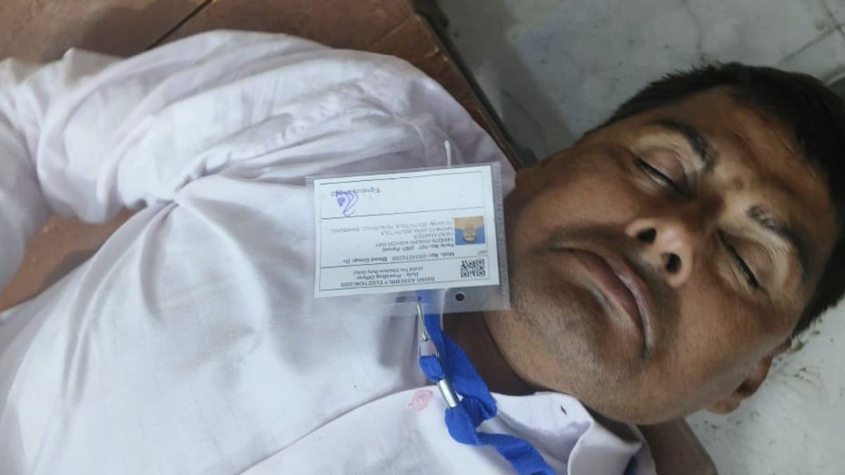 bihar vidhan sabha chunav 2025 phase 1 voting latest news poll workers faint in muzaffarpur due to evm malfunction