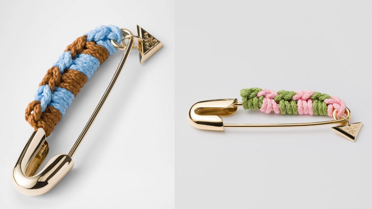 prada safety pin luxury fashion item costs 775