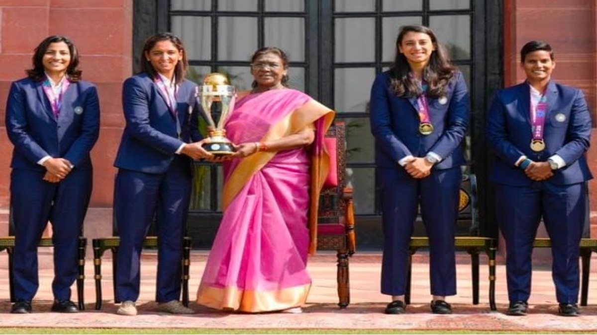 president murmu praises cricketer deepti sharma after world cup win