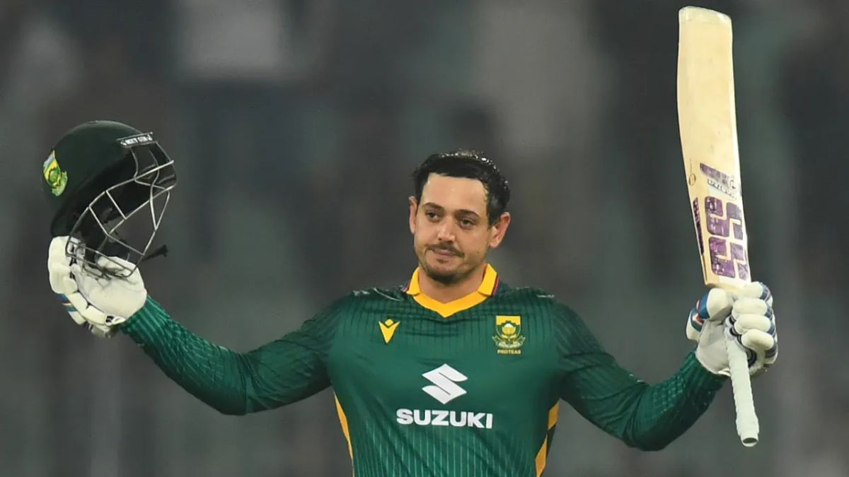 quinton de kock comeback century south africa beat pakistan level series