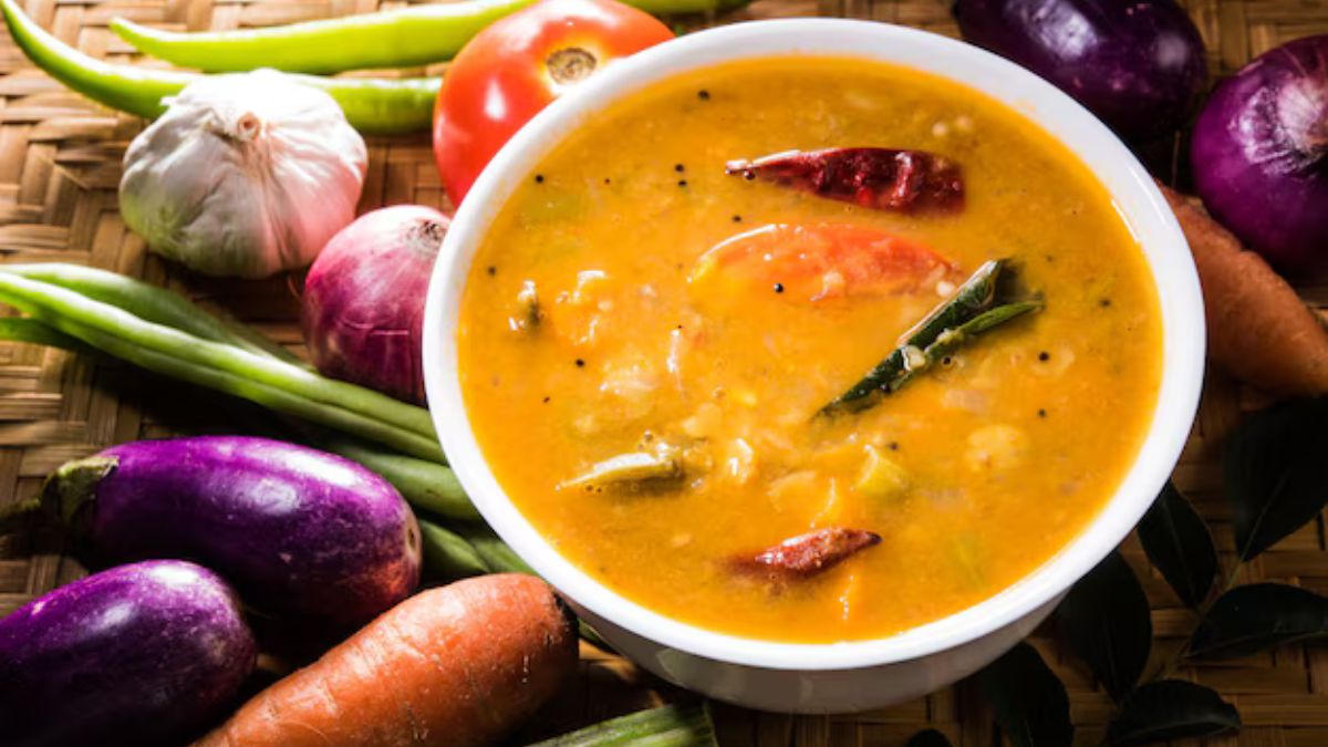 recipe to cook spicy and tangy sambhar at home check details here