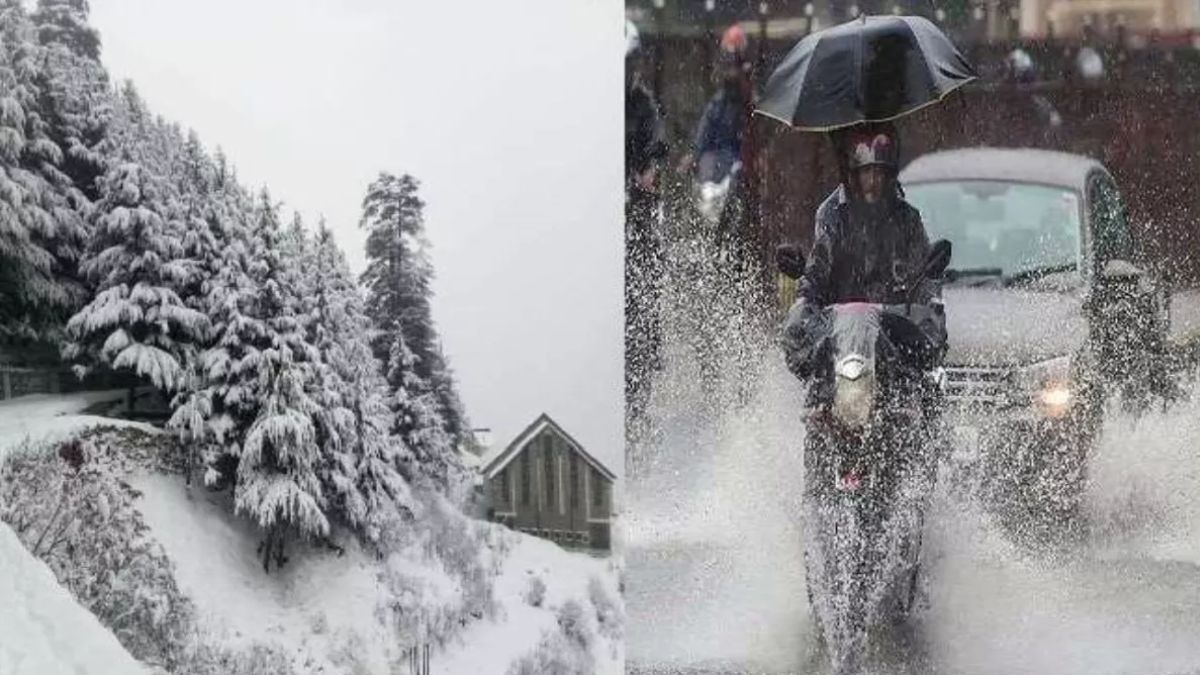 weather update heavy snowfall from uttarakhand himachal and jk rain alert in delhi ncr