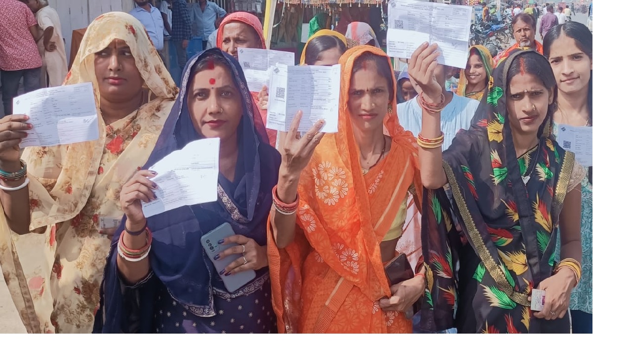 there is a lot of enthusiasm among the women of darbhanga district to vote in the bihar assembly elections