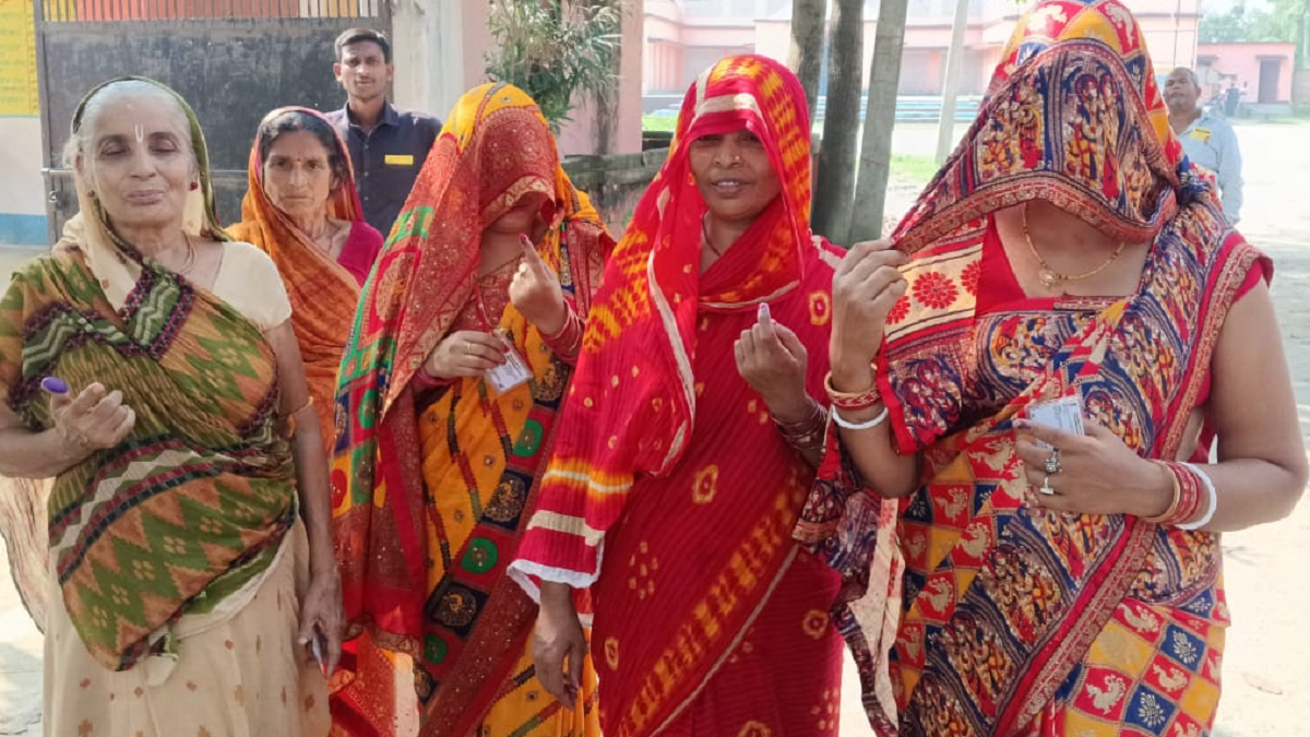 there is a lot of enthusiasm among the women of darbhanga district to vote in the bihar assembly elections