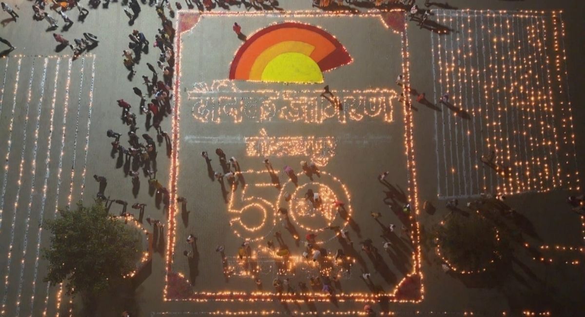 jagran dev deepawali a divine light descends in gorakhpur