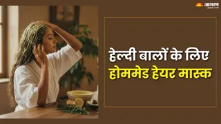 चिपचिपे बालों के लिए घरेलू हेयर मास्क (Picture Credit- AI Generated)