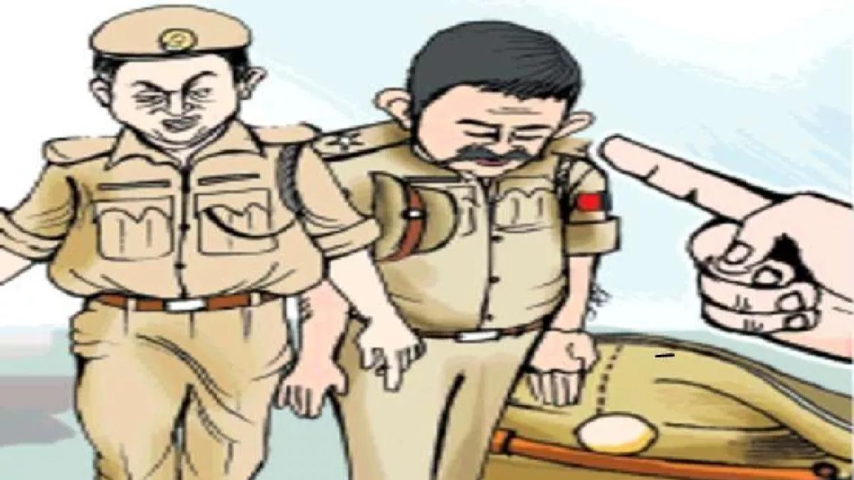 outpost in charge mahul line present for negligence in case of attack on doctor in azamgarh