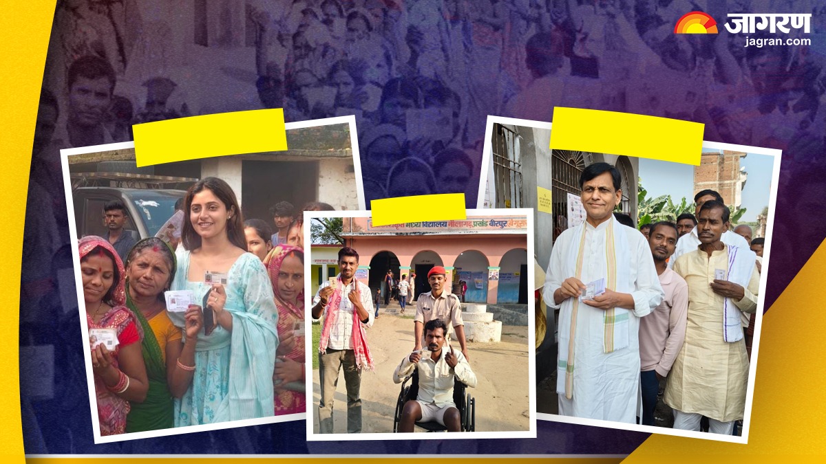 bihar election 13 voter turnout by 9 am highest in begusarai muzaffarpur