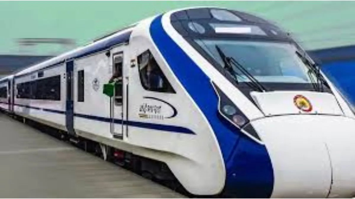 vande bharat express launch moradabad station decorated for inaugural run