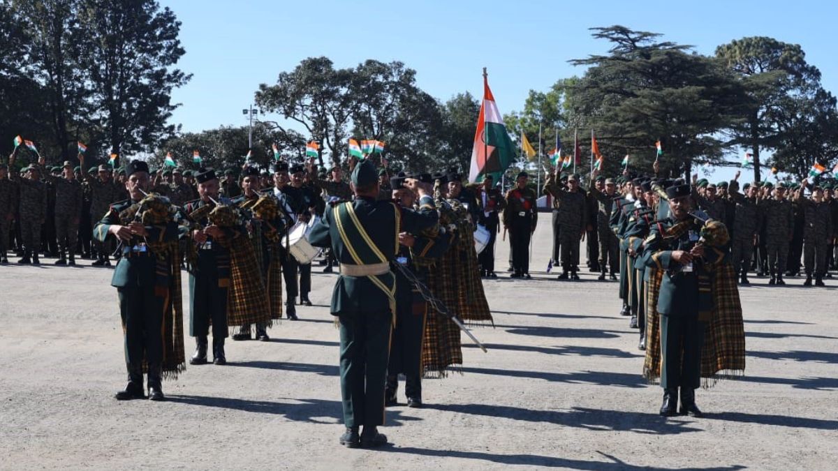 vande mataram 150th anniversary celebrated in garhwal rifles regiment centre at lansdowne pauri