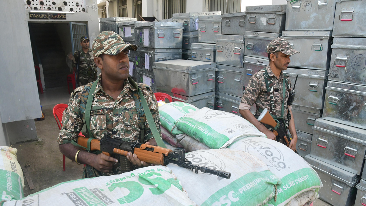 bihar elections 2025 tight security measures and 247 surveillance