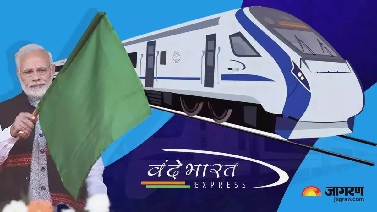 pm modi flags off four new vande bharat trains from varanasi