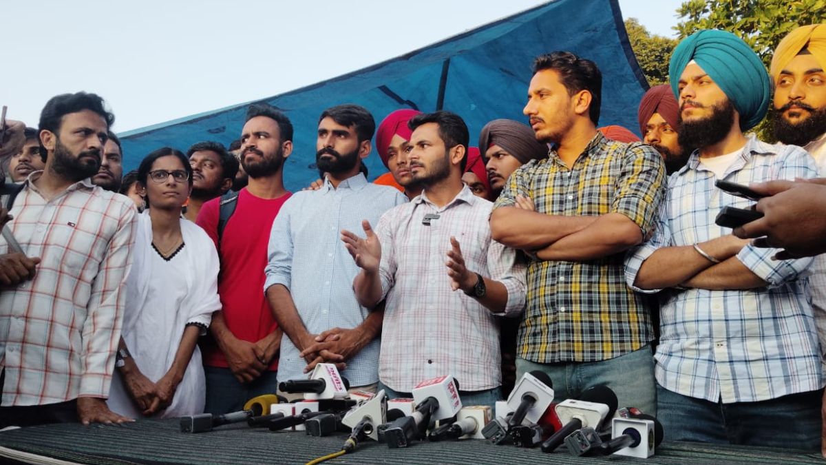 outrage erupts over the pu senate controversy preparations underway surround chandigarh on the 10th protesters warn police