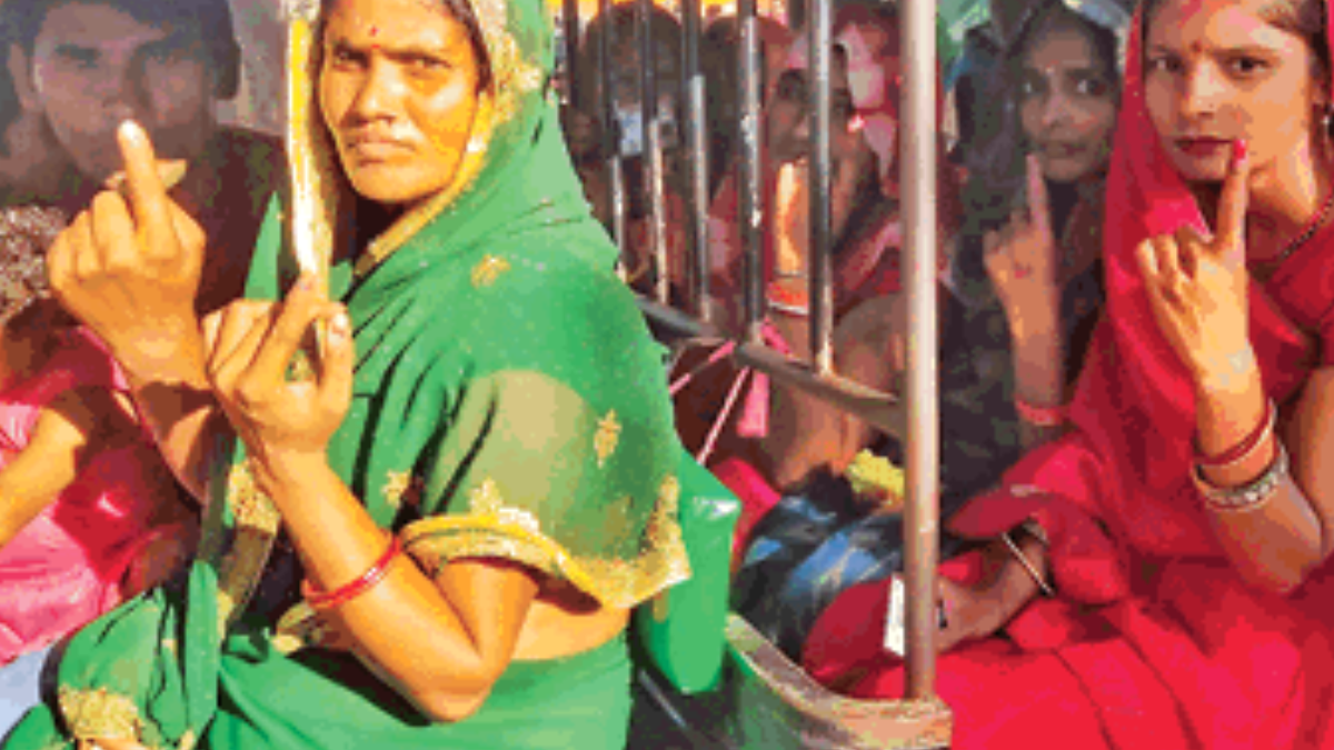 record voting in north bihar 14 seats cross 70 percent turnout