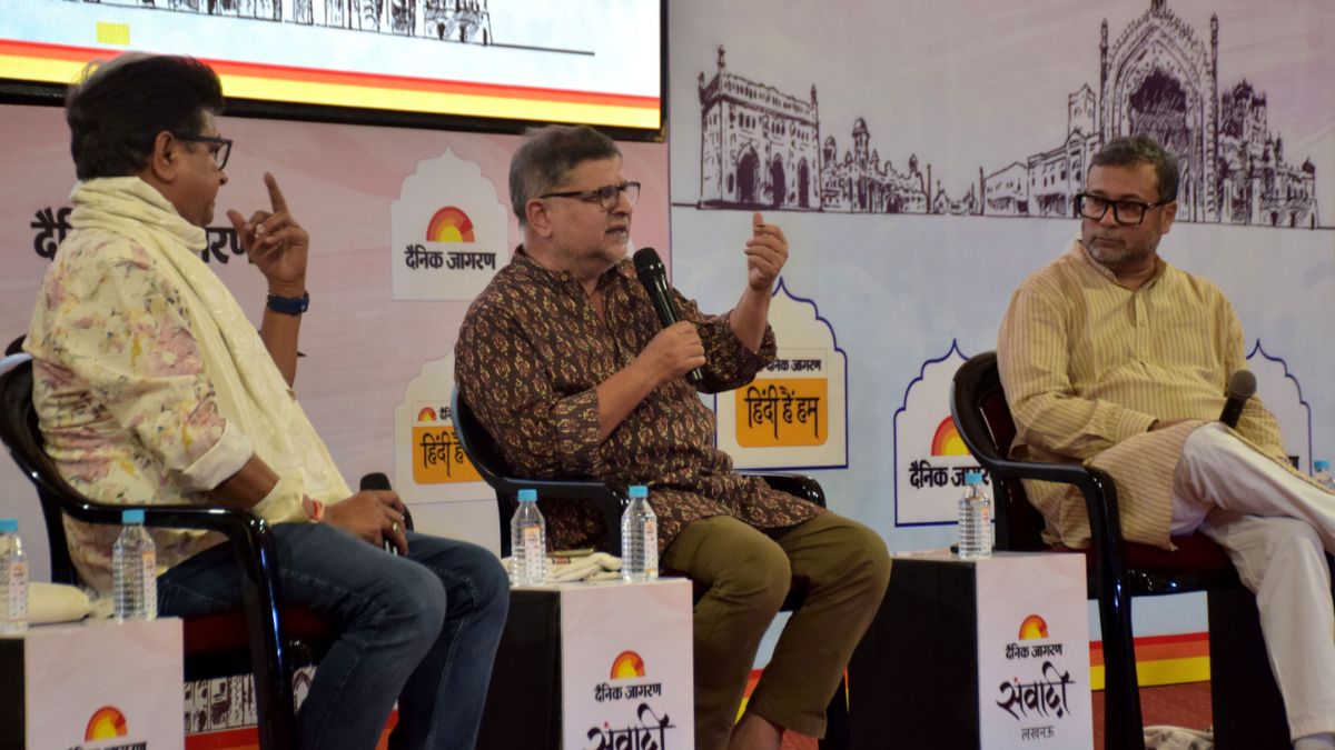 lucknow jagran samvadi 2025 anant vijay in conversation with manoj rajan tripathi