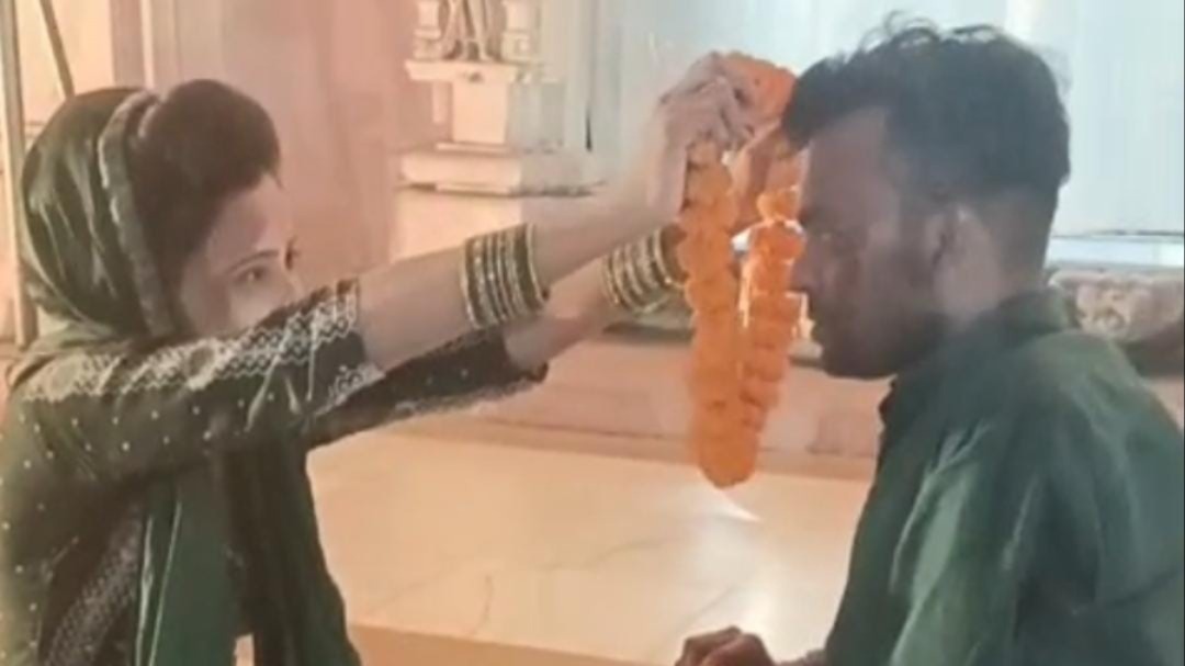 love conquers all couple marries after twoyear romance