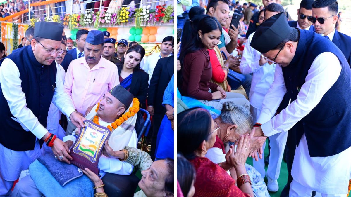 cm dhami announced increase the state agitators and their dependents pension