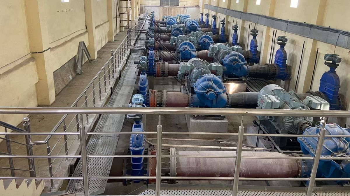 gurugram canal water supply new boosting station ready in sector 72