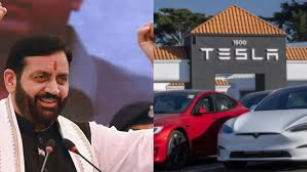 tesla plant in haryana cm invites tesla to set up manufacturing unit