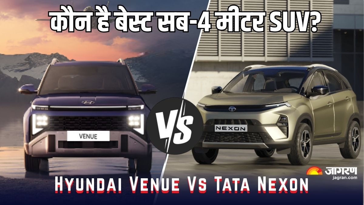 2025 hyundai venue vs tata nexon best sub4m suv comparison