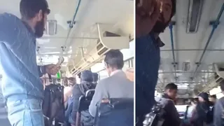 शिमला में ओवरस्पीड बस में सवार यात्री। वीडियो ग्रैब