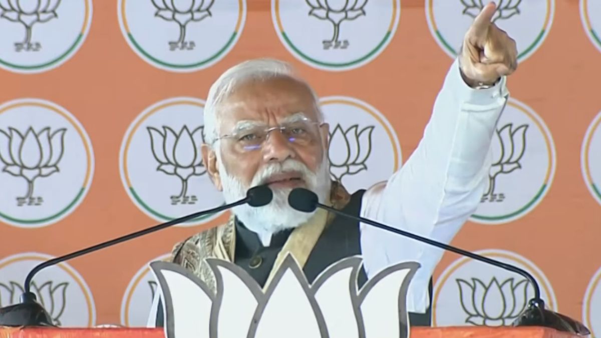 pm modi said that rahul gandhi is practicing to drown in elections bihar elections 2025