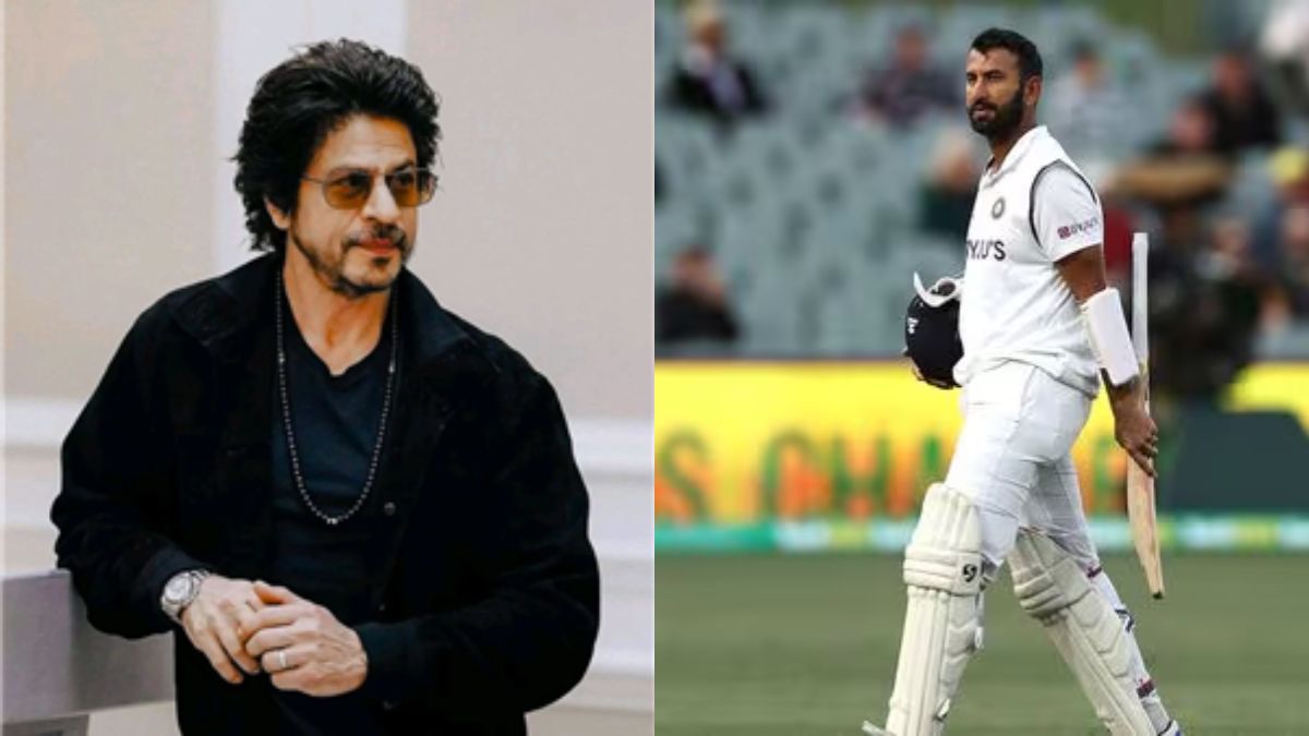 when shah rukh khan saved cheteshwar pujara career in 2009 wie pooja recalled i her book