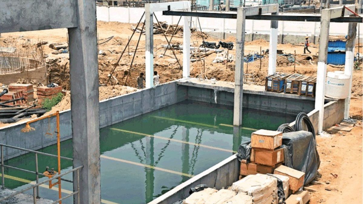 the 205 crore stp project in moradabad is in limbo stalled due to lack of noc and electricity connection