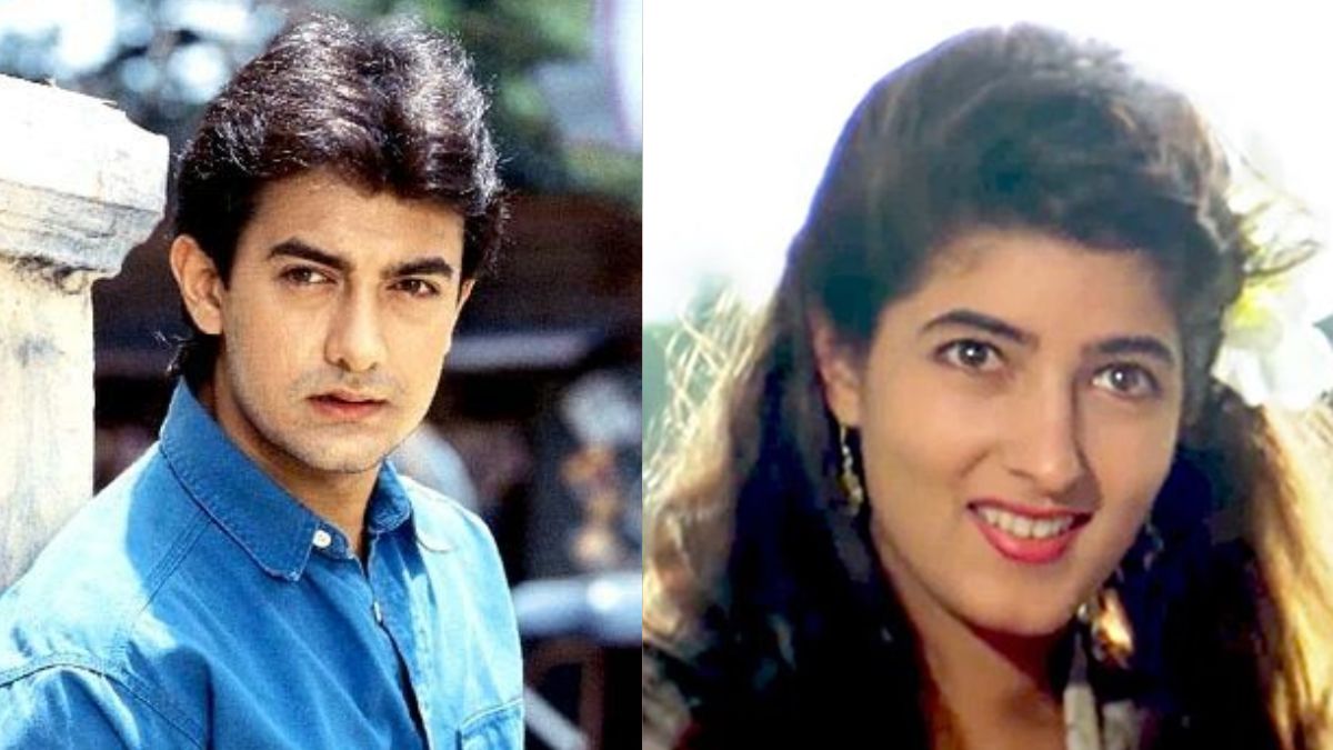 when aamir khan nearly slapped twinkle khanna during shooting of mela film