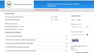 BSCB Mains Admit Card 2025: यहां देखें पूरी जानकारी।