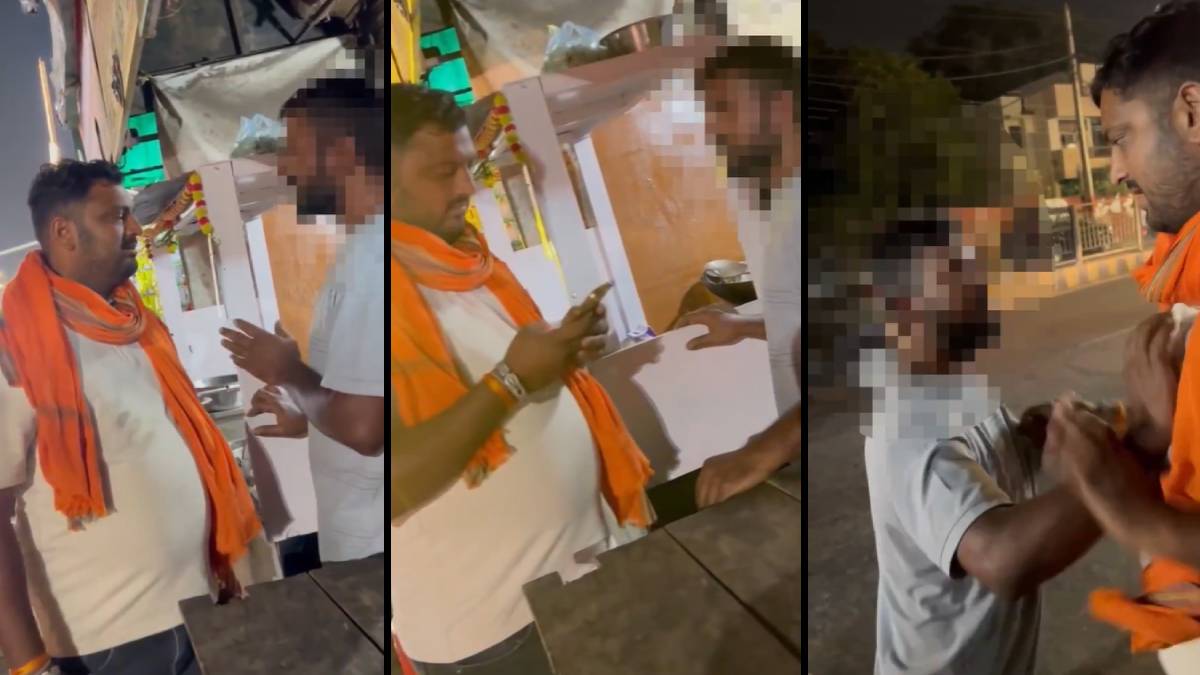 shopkeeper beaten for opening chicken shop forced to chant jai shri ram