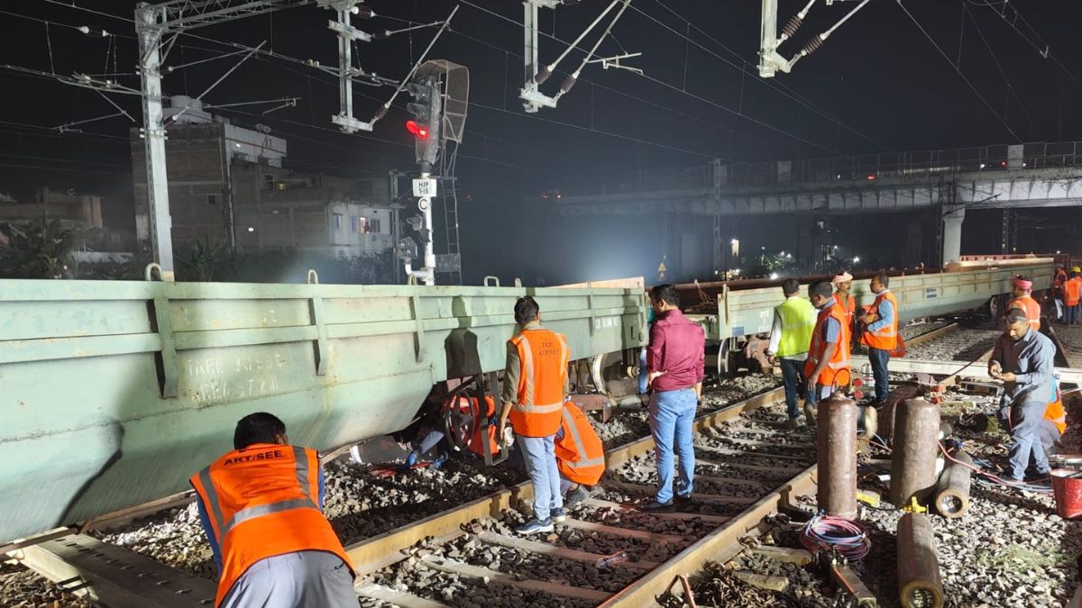 army train derails near hajipur rail traffic disrupted