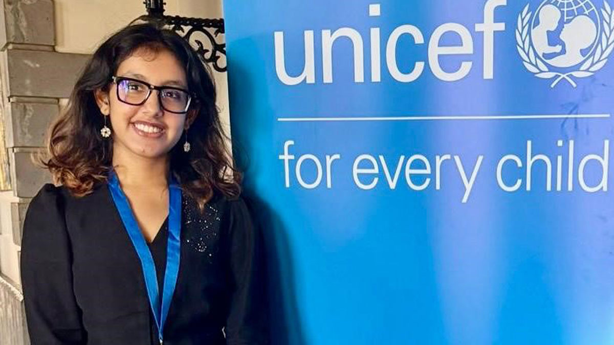 sampada tiwari becomes unicef youngest foresight fellow