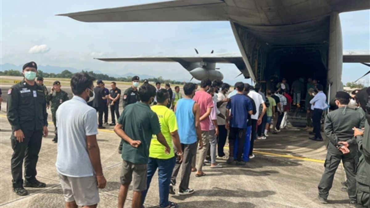 myanmar cyber fraud 270 indians return from thailand investigation underway