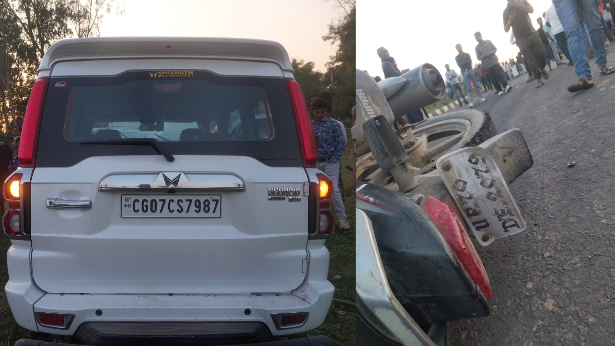 fatal scorpio accident four killed in bihar bike collision