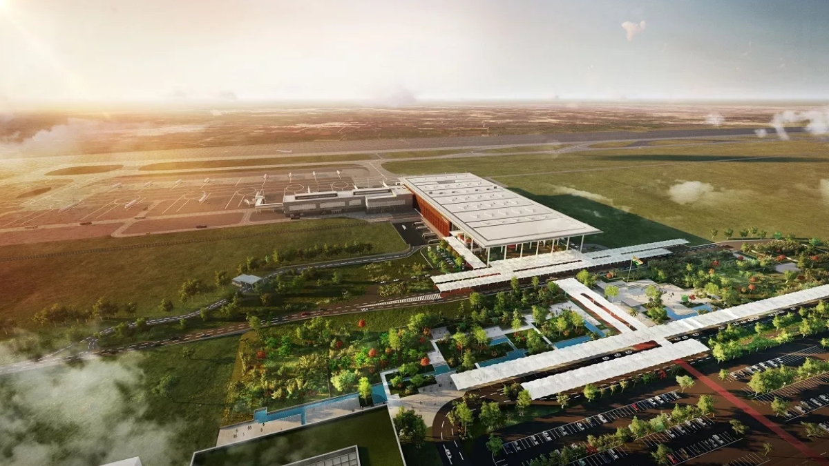 noida airport ready successful trial opening soon flights to 10 cities