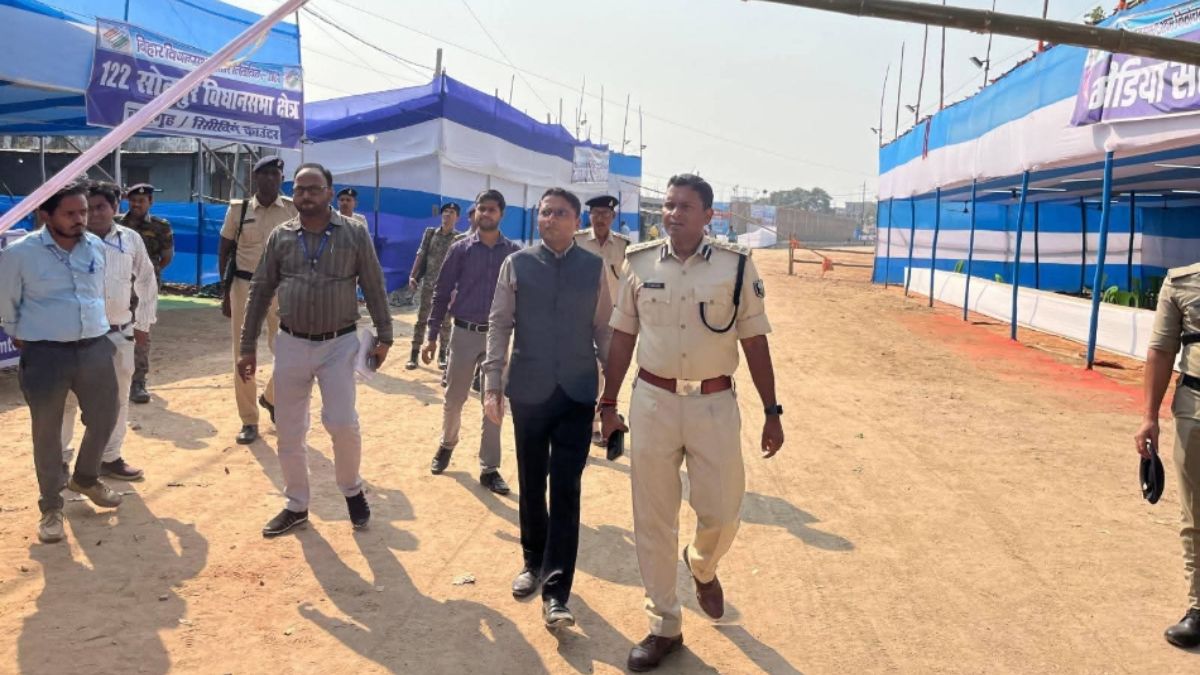 saran evm vvpat security administration alert strong room security check