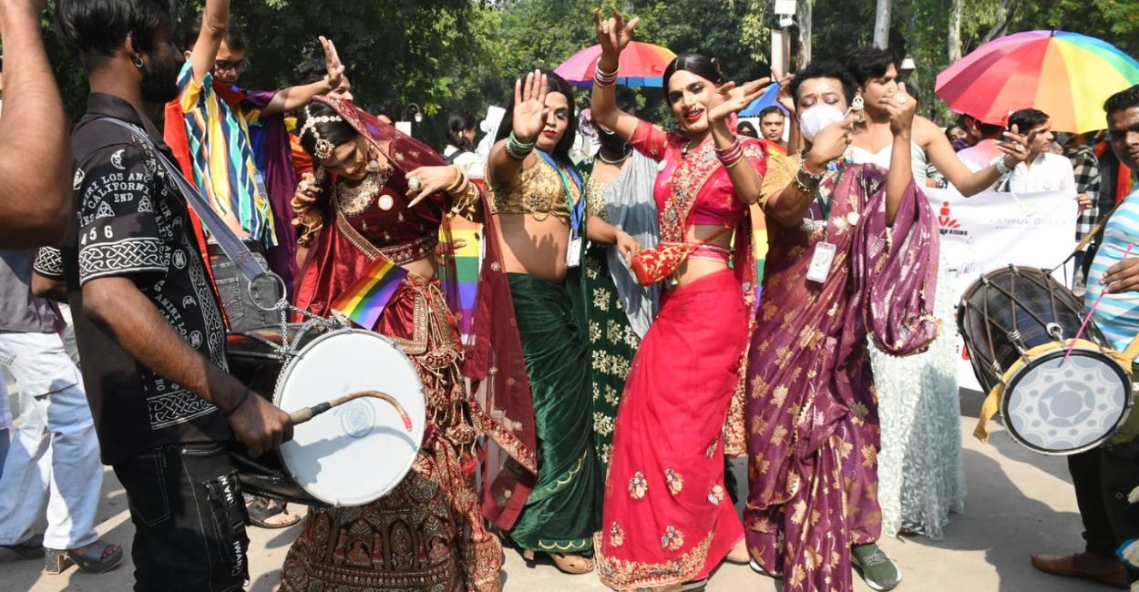 kanpur transgender march demanding rights with dance and celebration see pictures