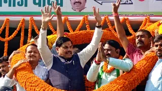 जवानों व किसानों की सुरक्षा के लिए नीतीश-मोदी का सरकार में रहना जरुरी: मोहन। फोटो जागरण