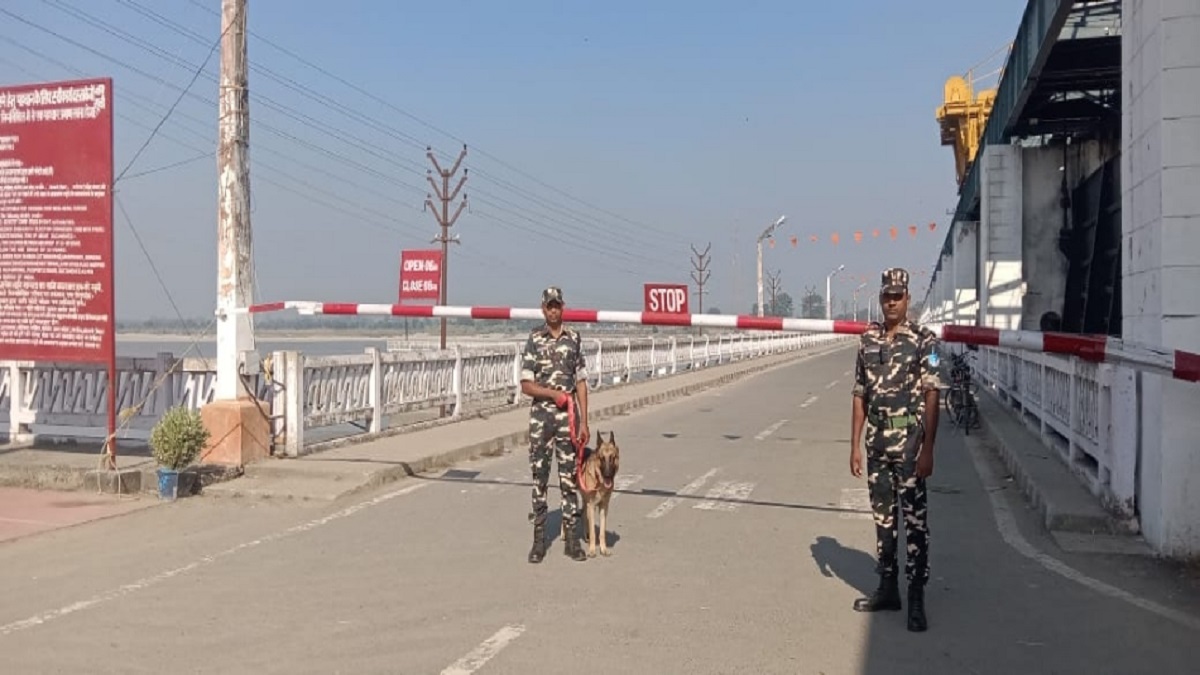 bihar election 2025 valmikinagar border sealed for voting