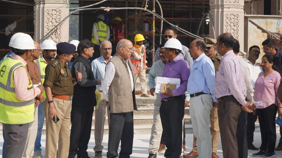 ram mandir ayodhya pm narendra modi will hoist saffron flags on all seven peaks of the ram temple
