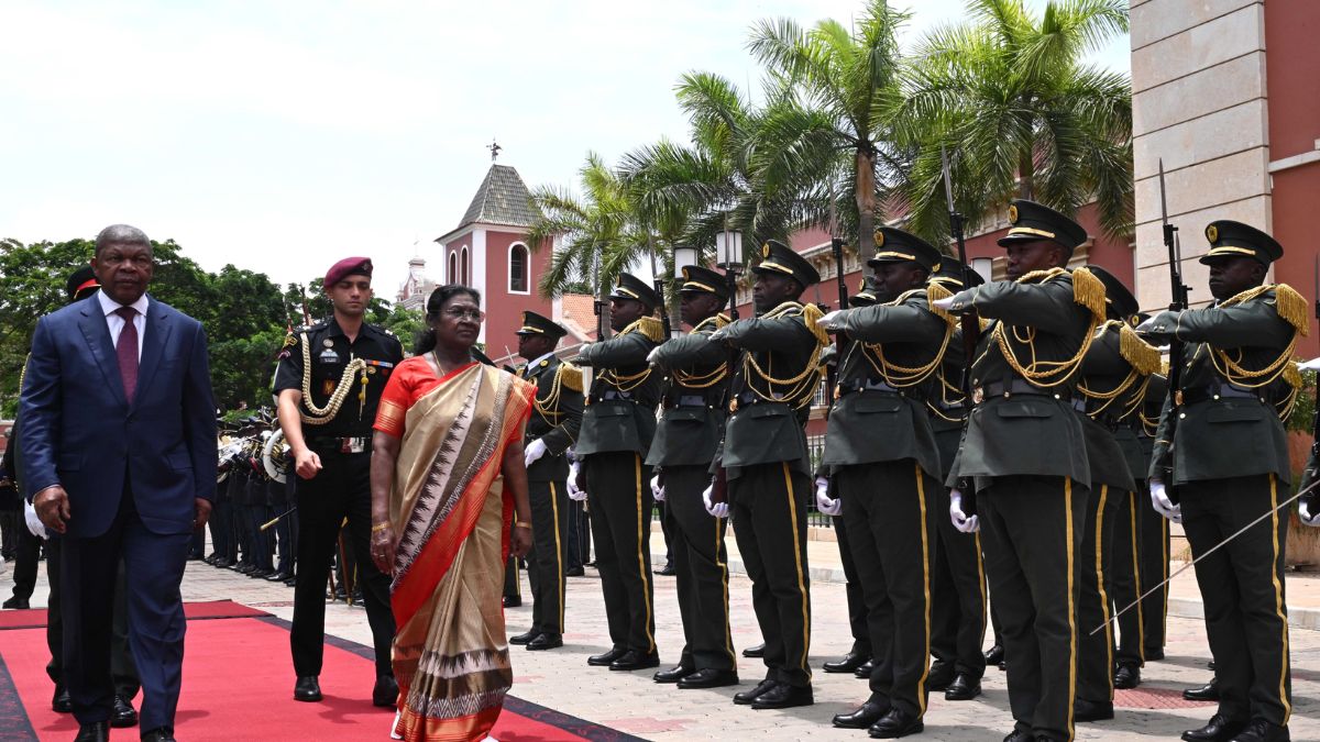 president droupadi murmu reaches angola as part of two country visit